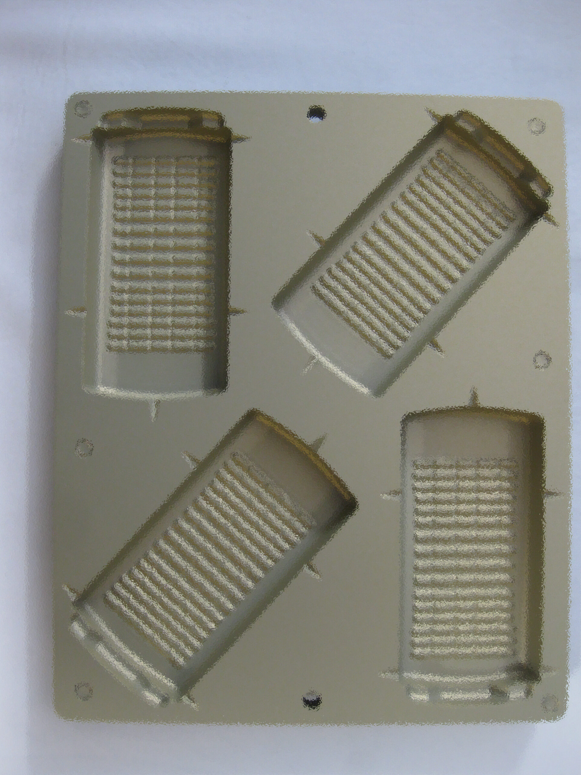もなか上側メス型（機密保持のためぼかし表示）