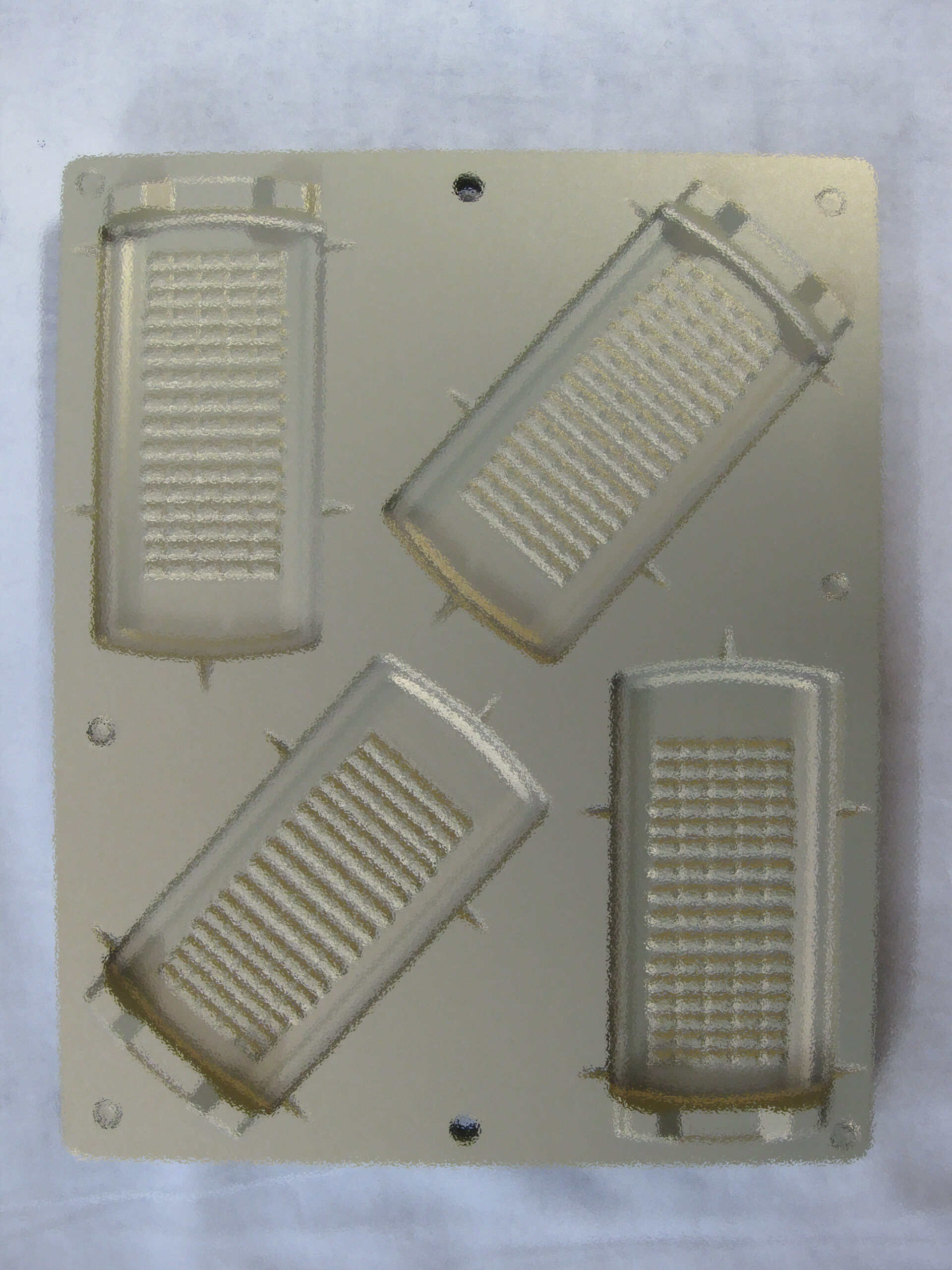 もなか下側メス型（機密保持のためぼかし表示）
